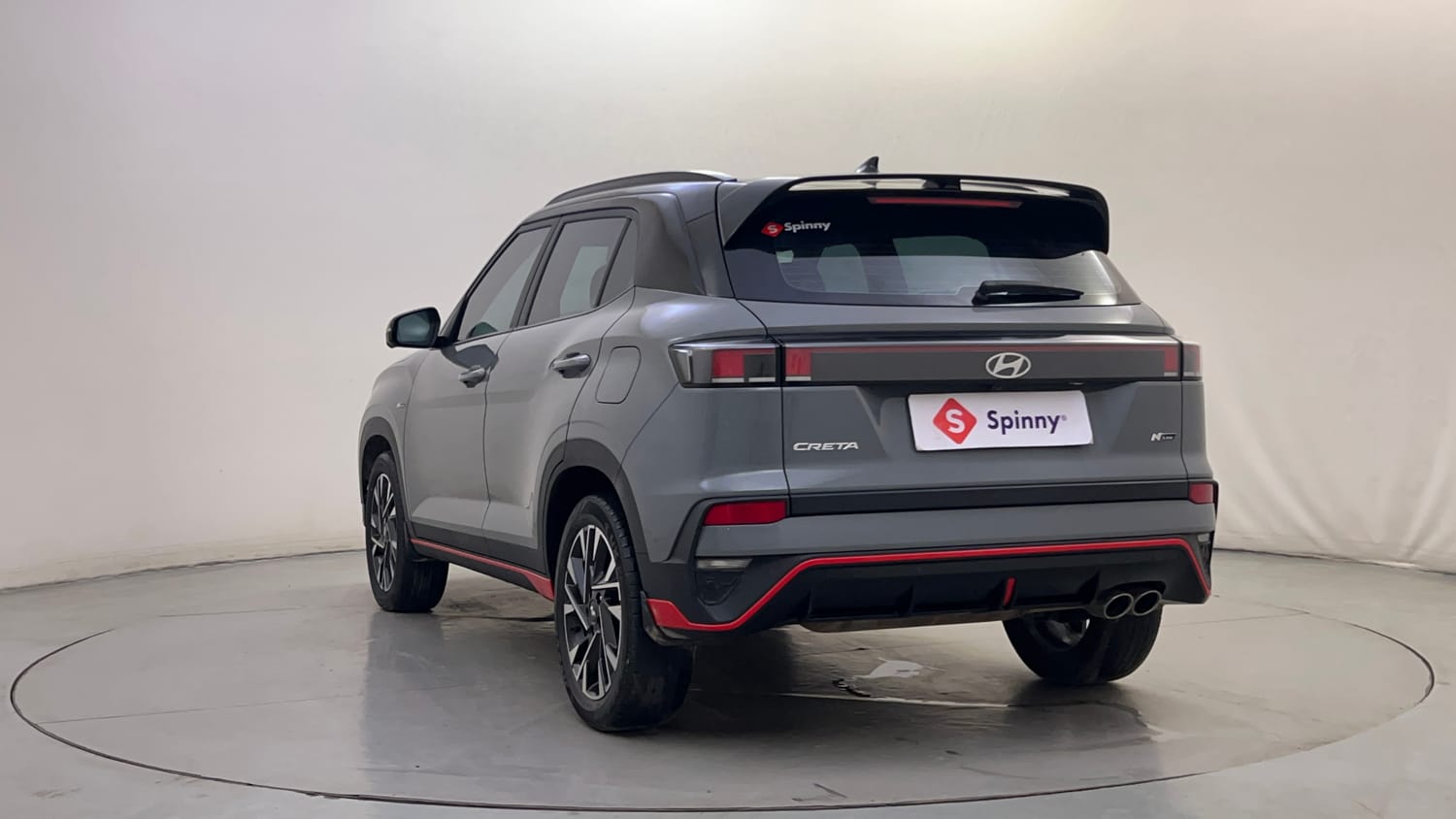 Used 2025 Hyundai Creta N-Line N10 1.5 Turbo MT Dual Tone Petrol Manual exterior LEFT REAR CORNER VIEW