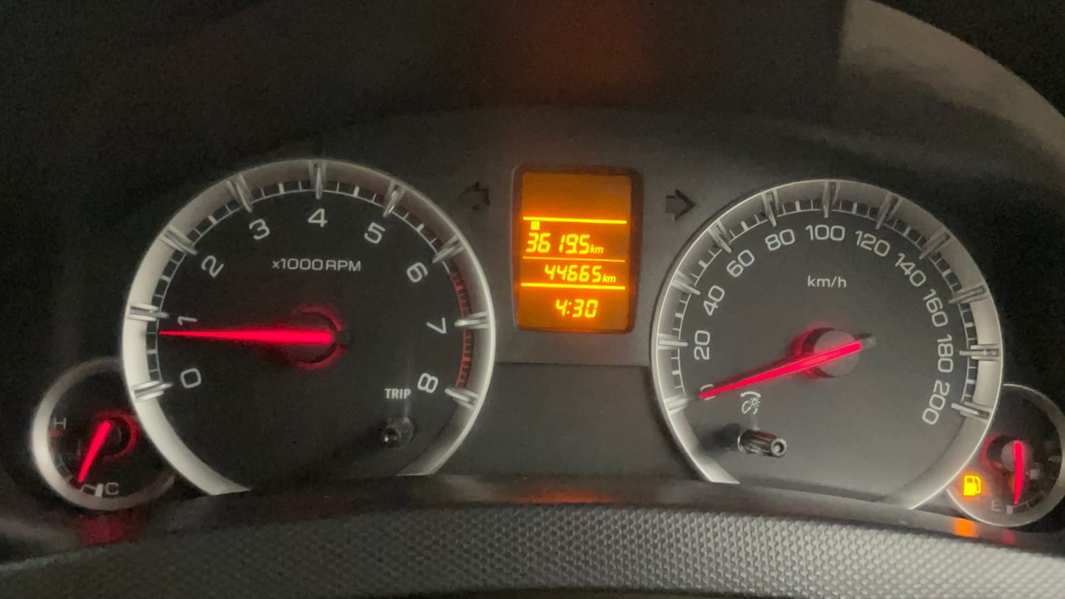 Used 2016 Maruti Suzuki Swift Dzire VXI Petrol Manual interior CLUSTERMETER VIEW