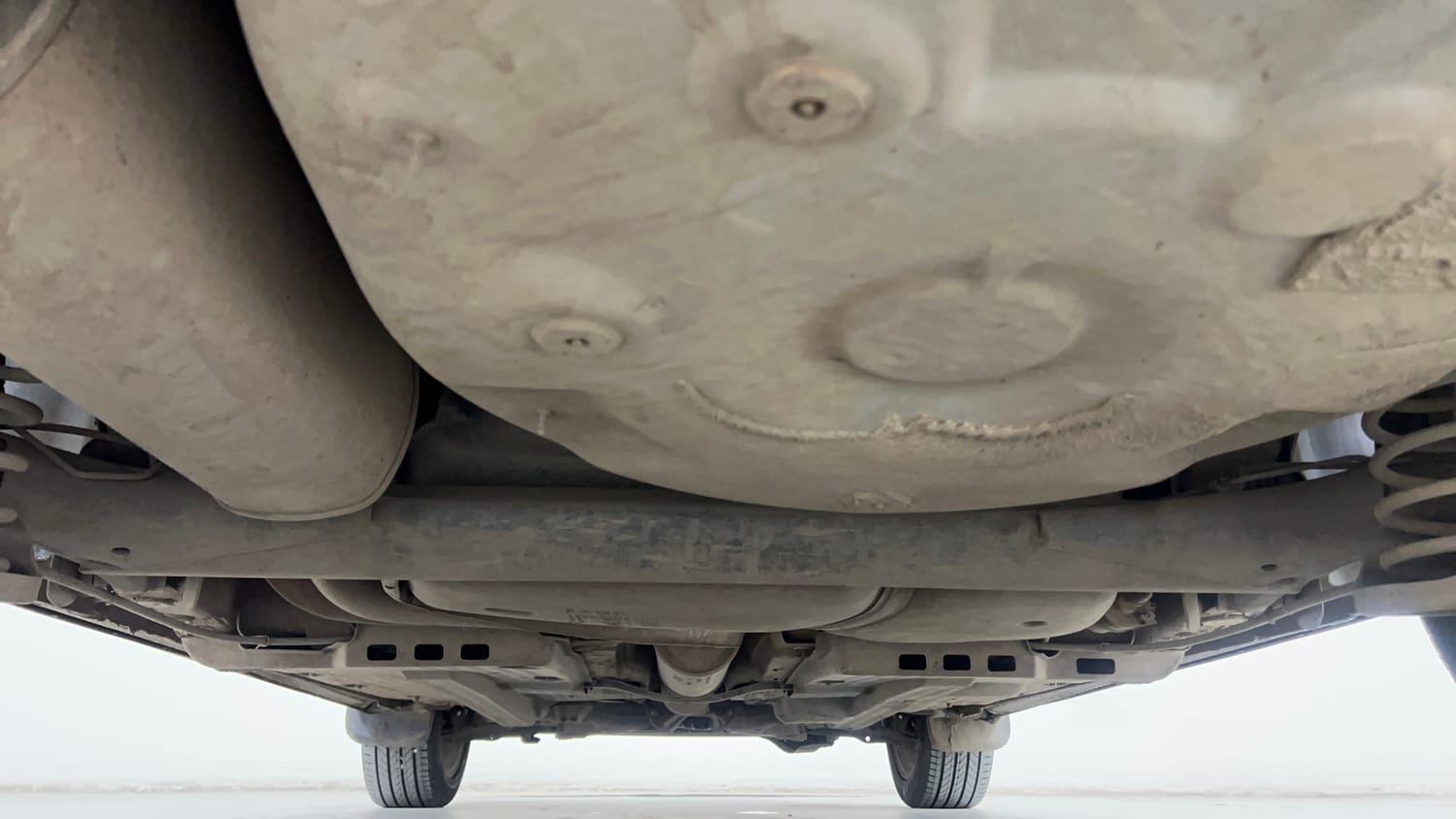 Used 2020 Volkswagen Polo Highline Plus 1.0L TSI Petrol Manual extra REAR UNDERBODY VIEW (TAKEN FROM REAR)