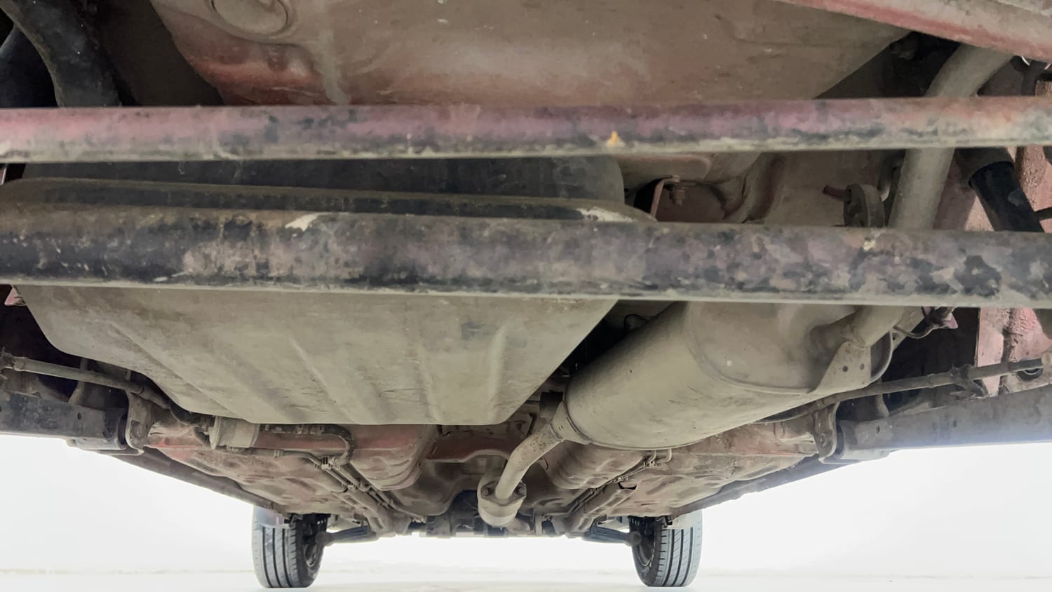 Used 2012 Maruti Suzuki Alto K10 VXi Petrol Manual extra REAR UNDERBODY VIEW (TAKEN FROM REAR)