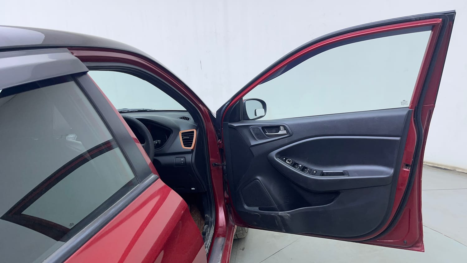 Used 2017 Hyundai Elite i20 Asta 1.2 Dual Tone Petrol Manual interior RIGHT FRONT DOOR OPEN VIEW