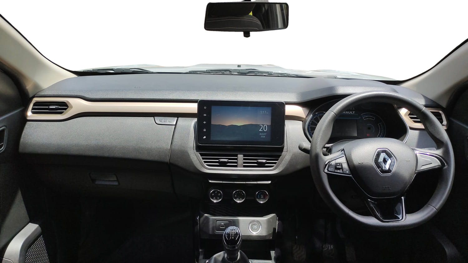 Used 2021 Renault Kiger RXT MT Petrol Manual interior DASHBOARD VIEW