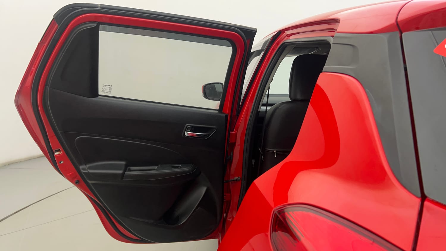 Used 2023 Maruti Suzuki Swift VXi Petrol Manual interior LEFT REAR DOOR OPEN VIEW