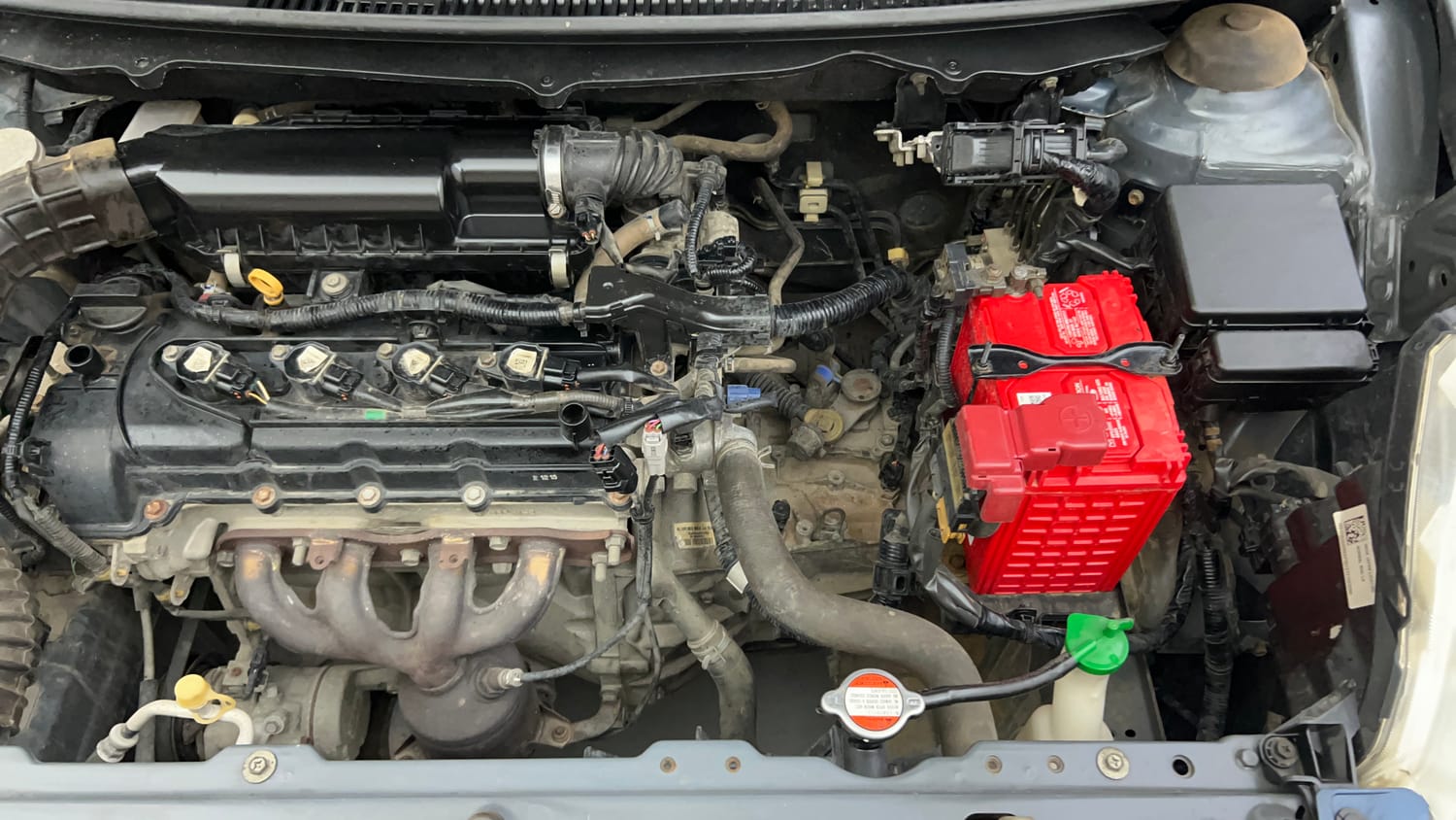 Used 2016 Maruti Suzuki Baleno Zeta 1.2 Petrol Manual engine ENGINE LEFT SIDE VIEW
