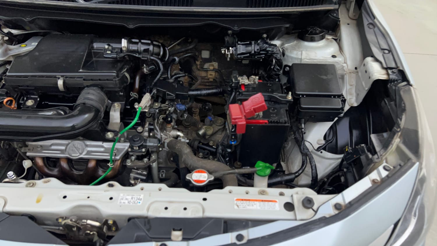 Used 2025 Toyota Glanza E Petrol Manual engine ENGINE LEFT SIDE VIEW