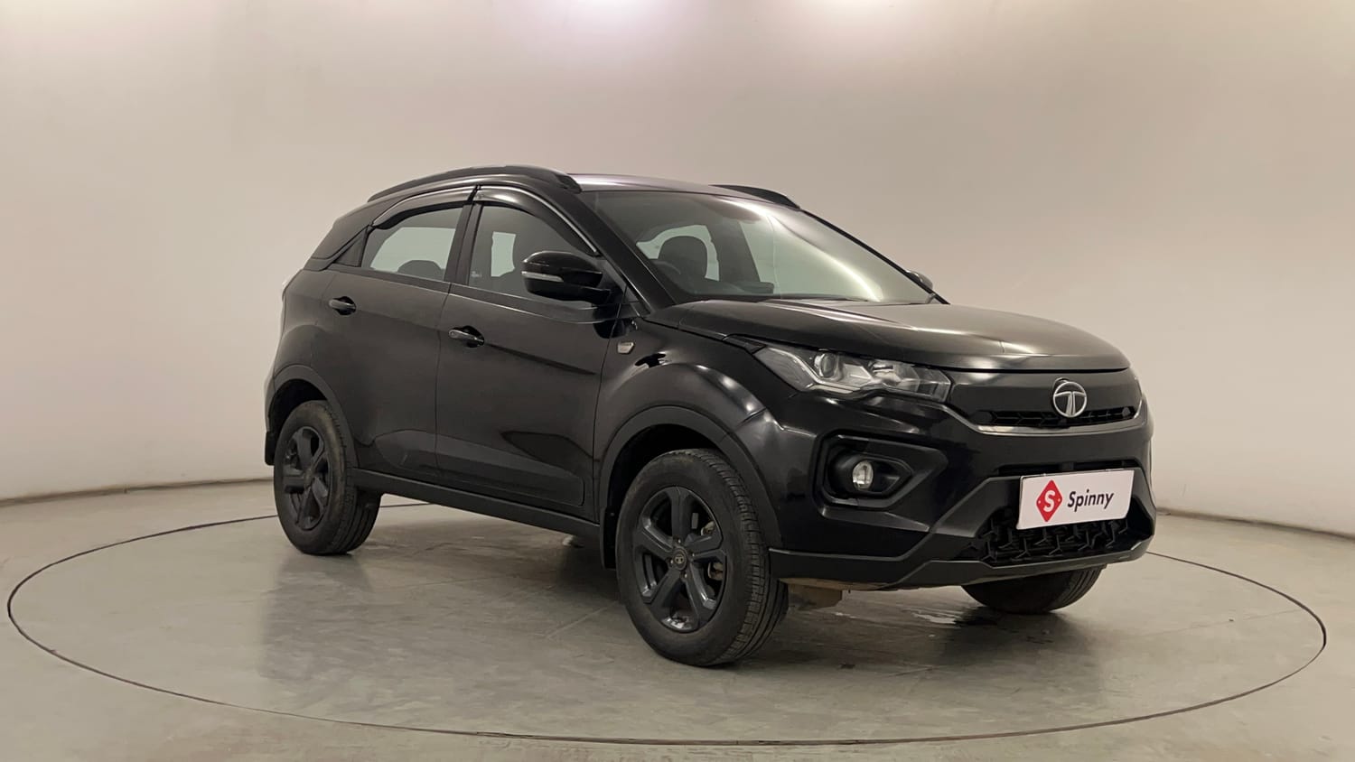 Used 2022 Tata Nexon XZA Plus (HS) Dark Edition Petrol Automatic exterior RIGHT FRONT CORNER VIEW