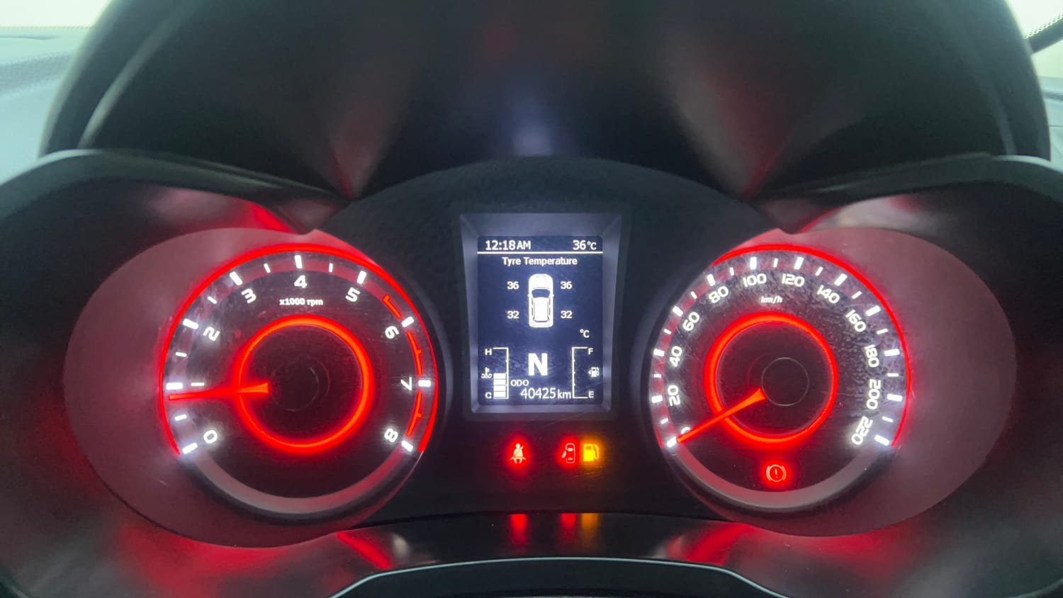 Used 2023 Mahindra XUV 300 W8 1.2 Petrol Petrol Manual interior CLUSTERMETER VIEW