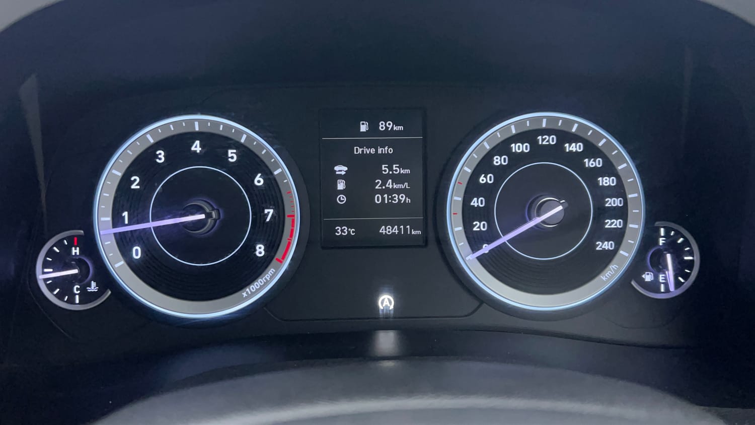 Used 2023 Hyundai Creta SX 1.5 Petrol Petrol Manual interior CLUSTERMETER VIEW