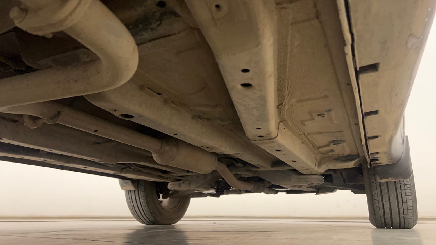Used 2022 Tata Nexon XZA Plus (HS) Dark Edition Petrol Automatic extra REAR RIGHT UNDERBODY VIEW