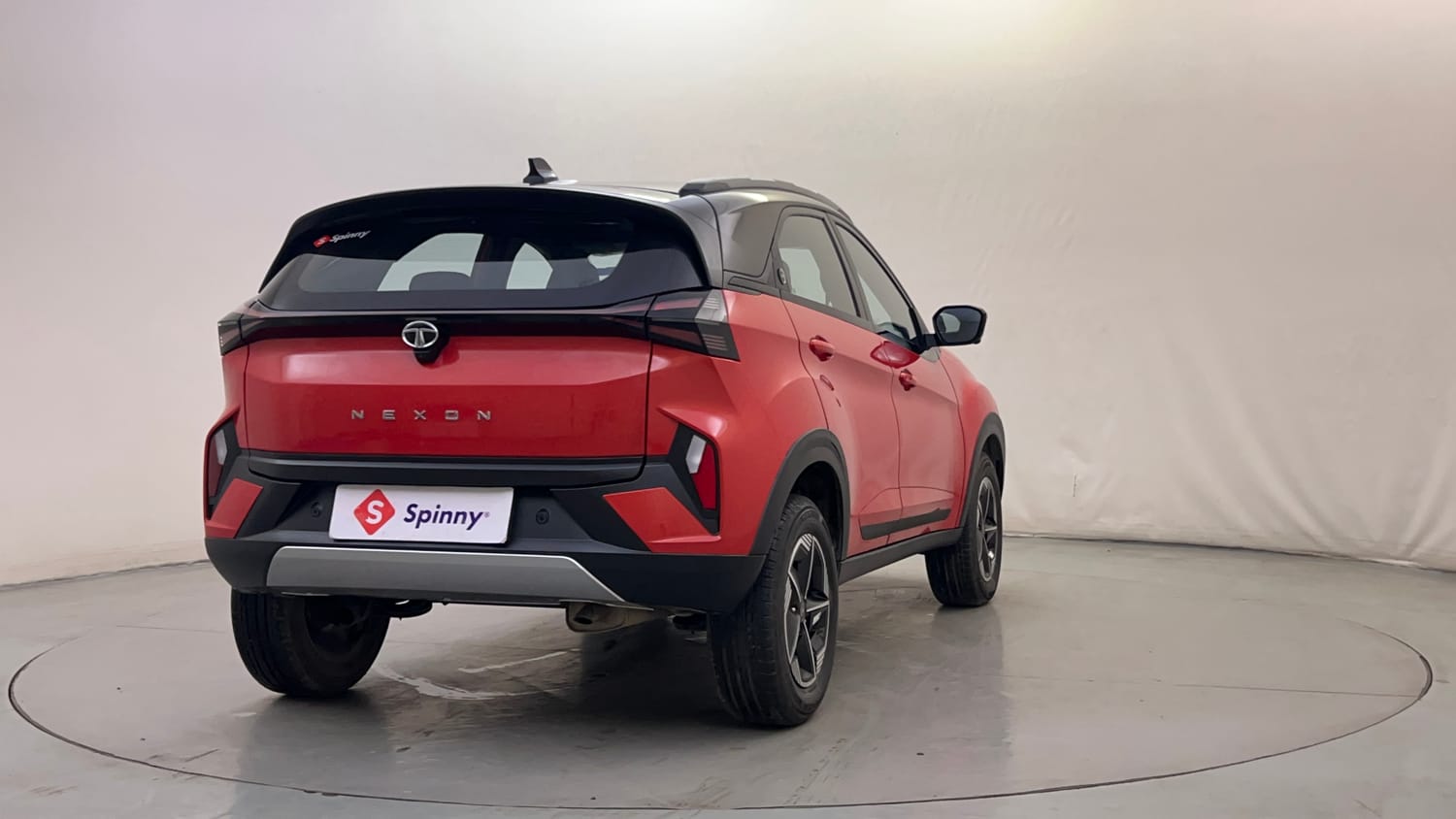 Used 2023 Tata Nexon Fearless Plus S 1.2 Revotron Petrol 7DCA DT Petrol Automatic exterior RIGHT REAR CORNER VIEW
