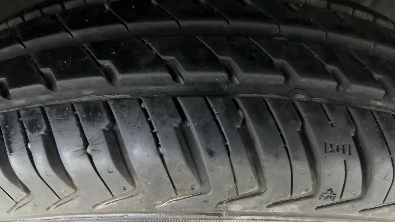 Used 2022 Maruti Suzuki Alto K10 VXi Plus Petrol Manual tyres RIGHT FRONT TYRE TREAD VIEW