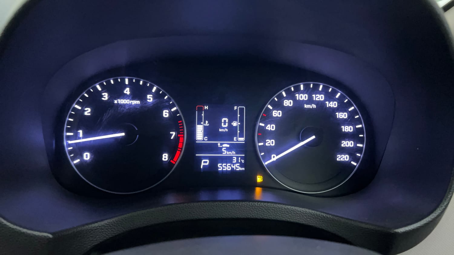 Used 2017 Hyundai Creta 1.6 SX Plus AT Petrol Petrol Automatic interior CLUSTERMETER VIEW