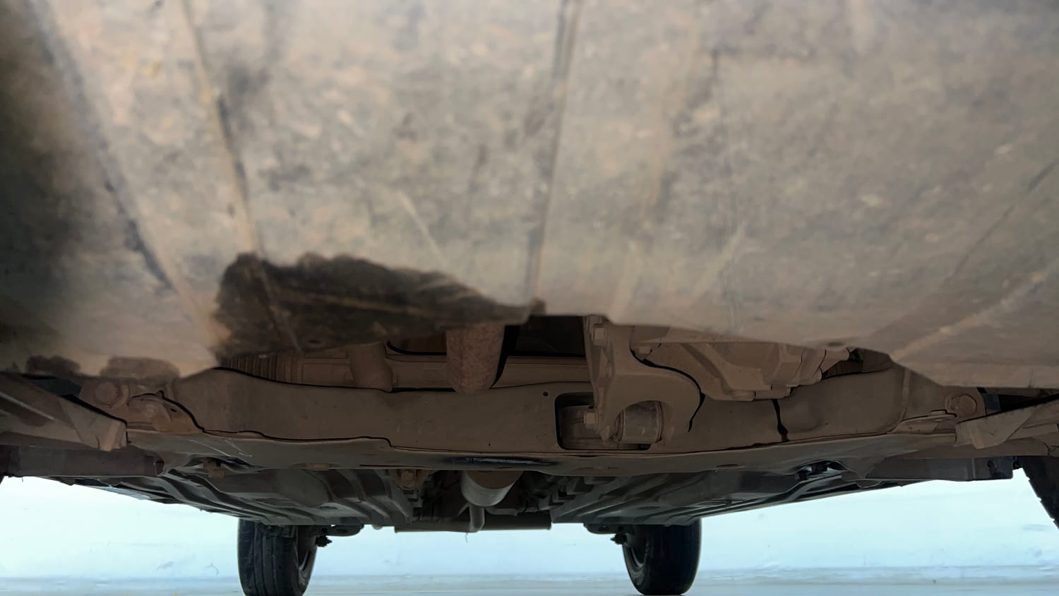 Used 2021 maruti-suzuki Vitara Brezza LXi Petrol Manual extra FRONT LEFT UNDERBODY VIEW