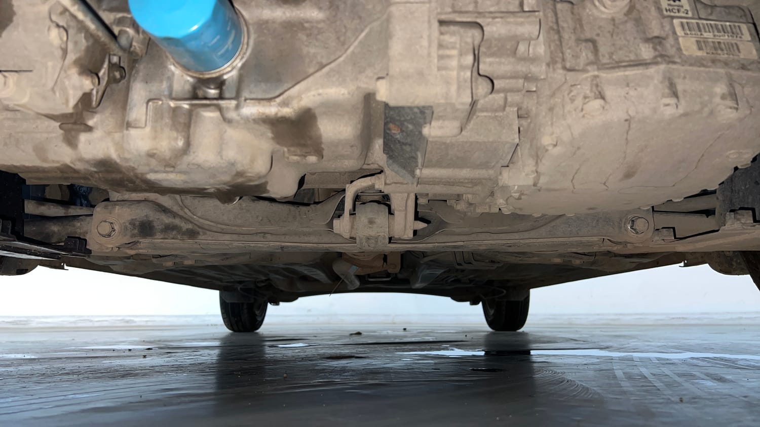 Used 2019 Honda Amaze 1.2 V CVT Petrol Petrol Automatic extra FRONT LEFT UNDERBODY VIEW