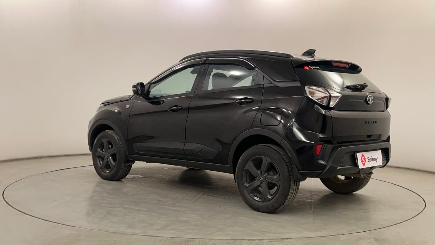 Used 2022 Tata Nexon XZA Plus (HS) Dark Edition Petrol Automatic exterior LEFT REAR CORNER VIEW