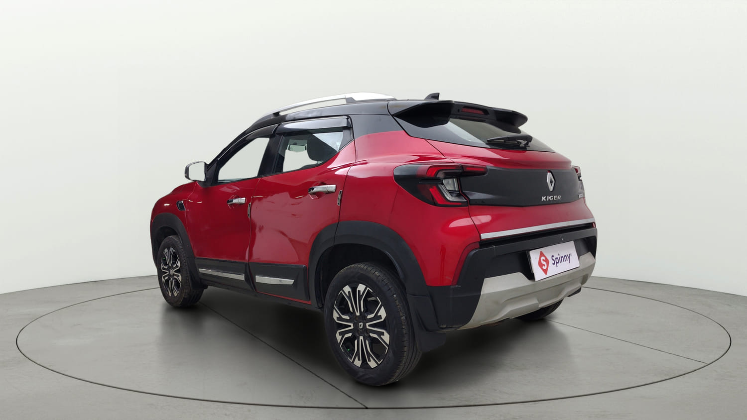 Used 2021 Renault Kiger RXZ Turbo CVT Dual Tone Petrol Automatic exterior RIGHT REAR CORNER VIEW