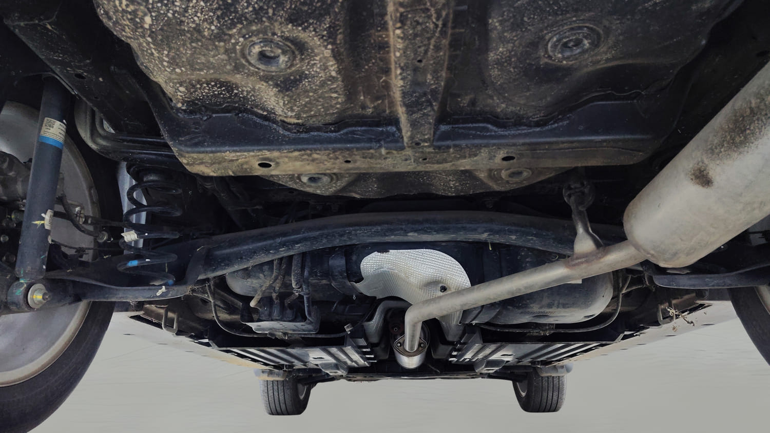 Used 2025 Maruti Suzuki Grand Vitara Alpha Smart Hybrid Petrol Manual extra REAR UNDERBODY VIEW (TAKEN FROM REAR)