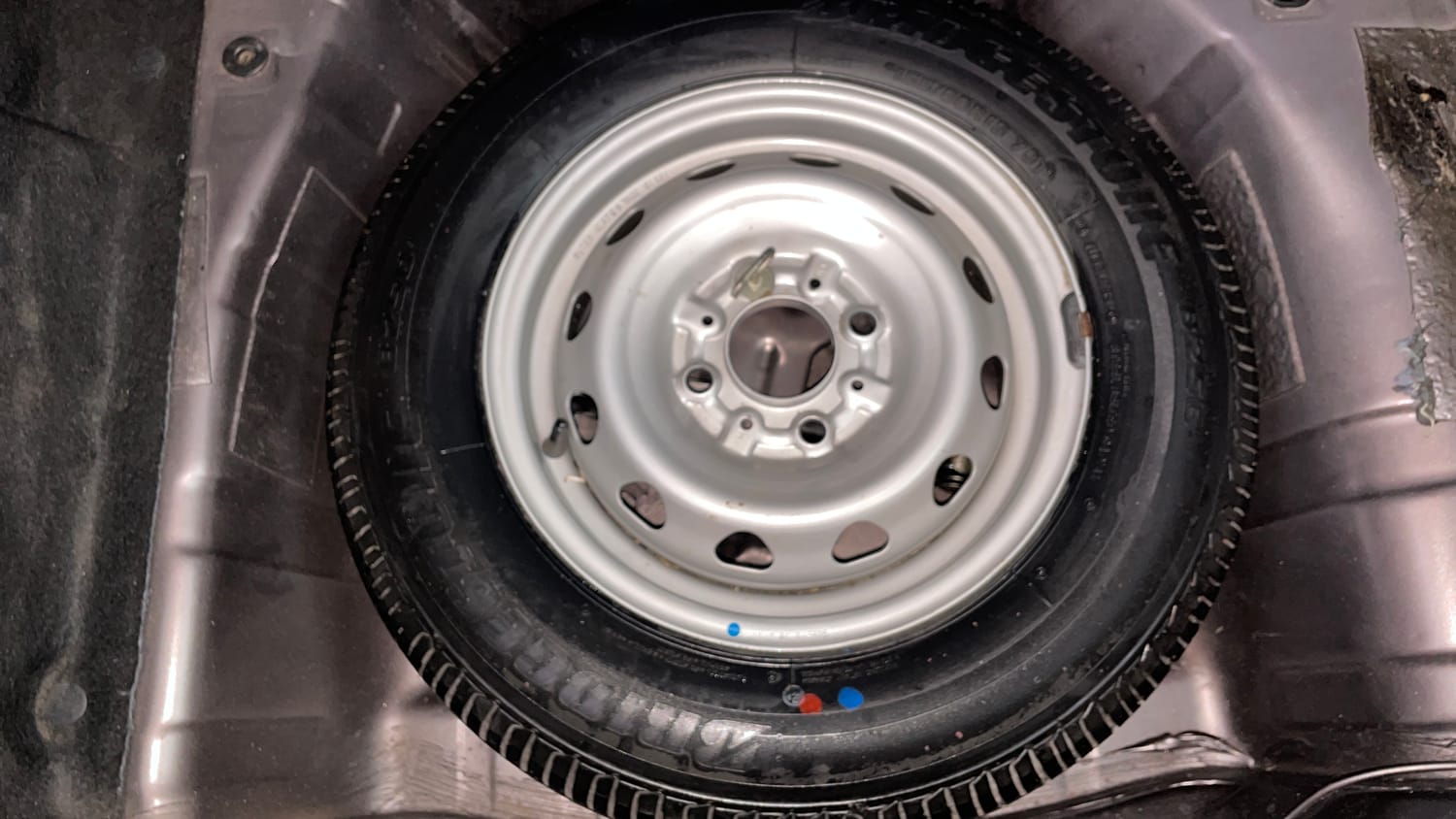 Used 2018 Tata Tiago Revotron XZ Petrol Manual tyres SPARE TYRE VIEW
