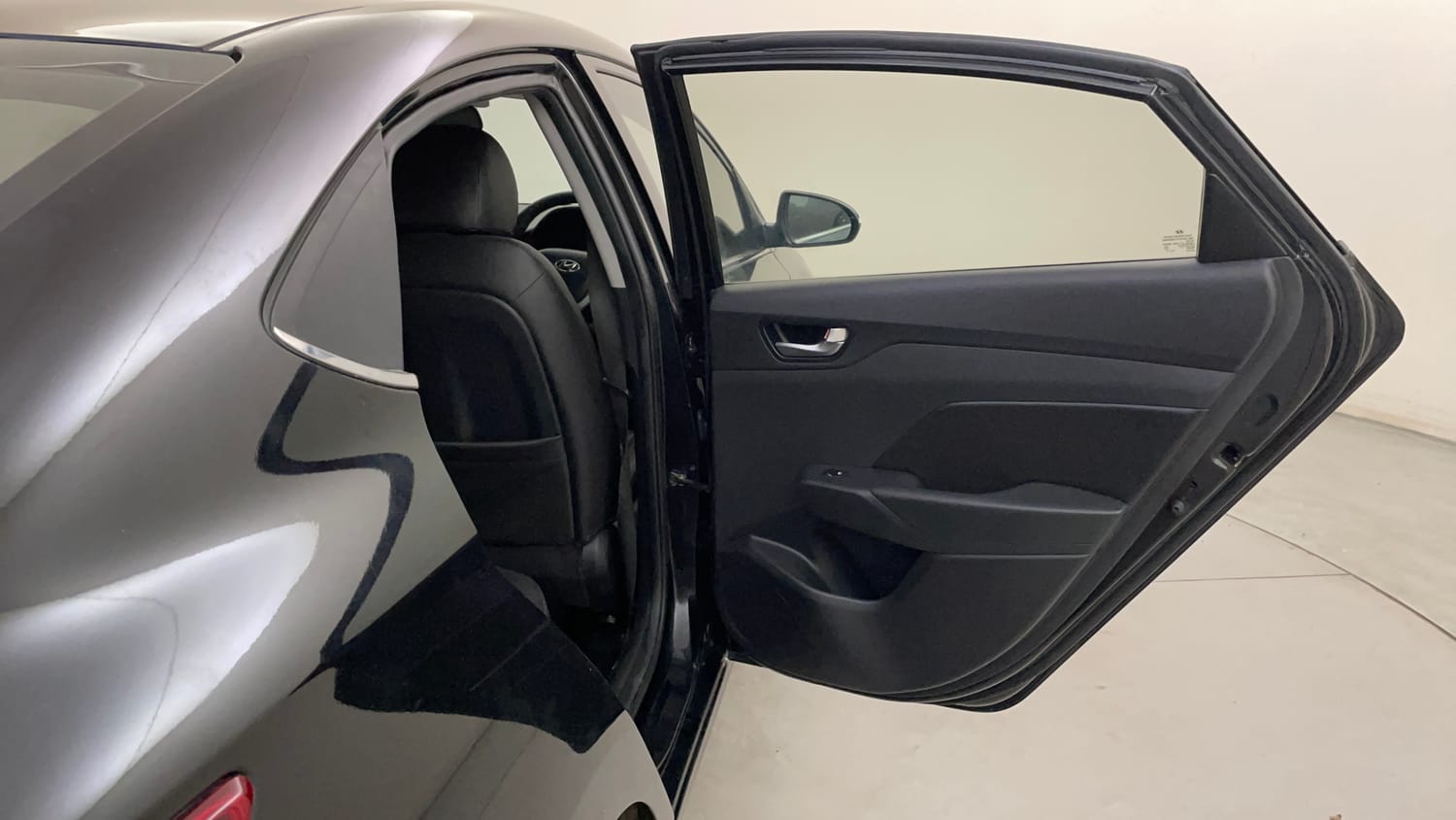 Used 2021 Hyundai Verna SX (O) 1.6 VTVT AT Petrol Automatic interior RIGHT REAR DOOR OPEN VIEW