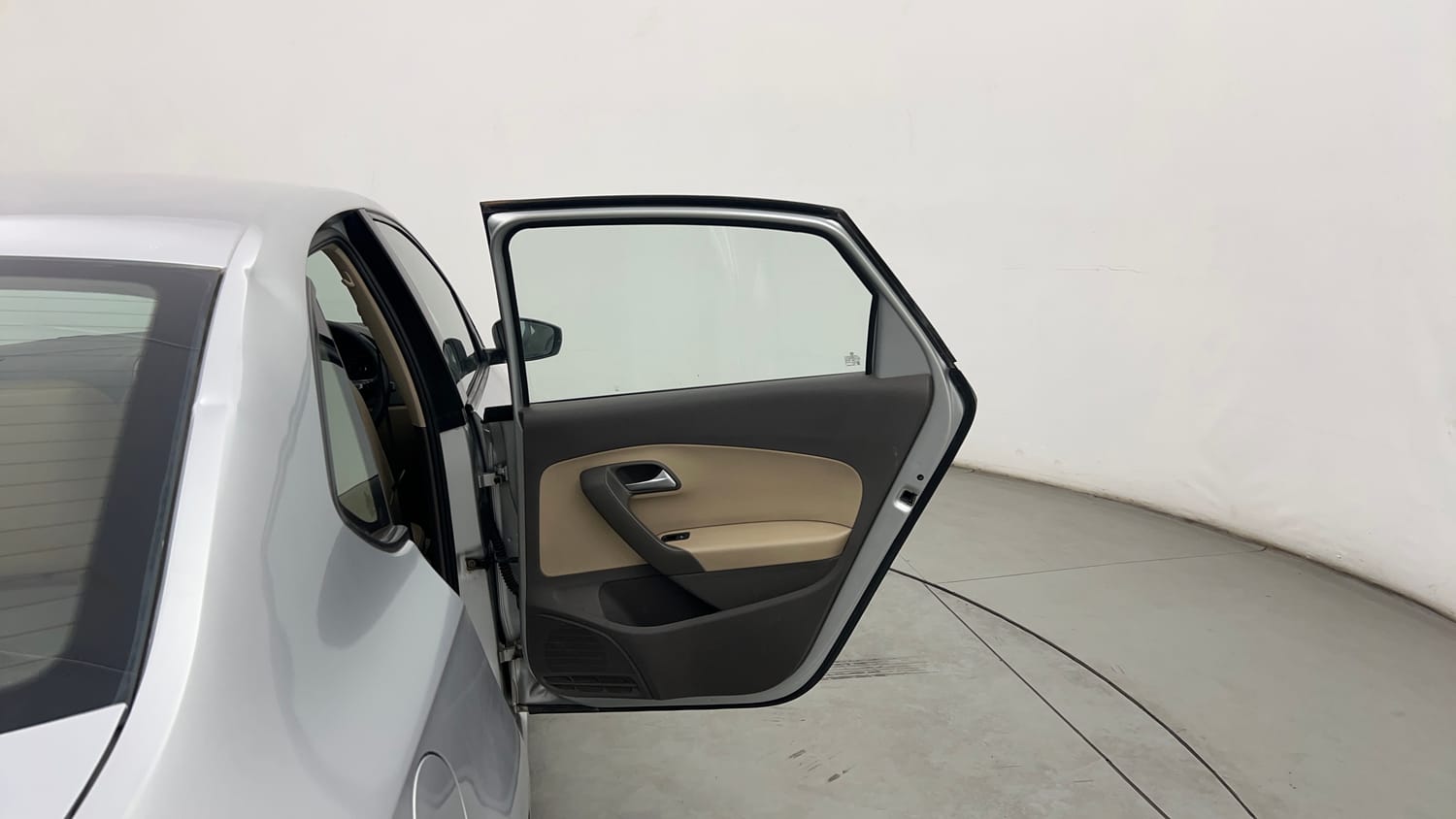 Used 2018 Volkswagen Vento Highline 1.6 (P) Petrol Manual interior RIGHT REAR DOOR OPEN VIEW