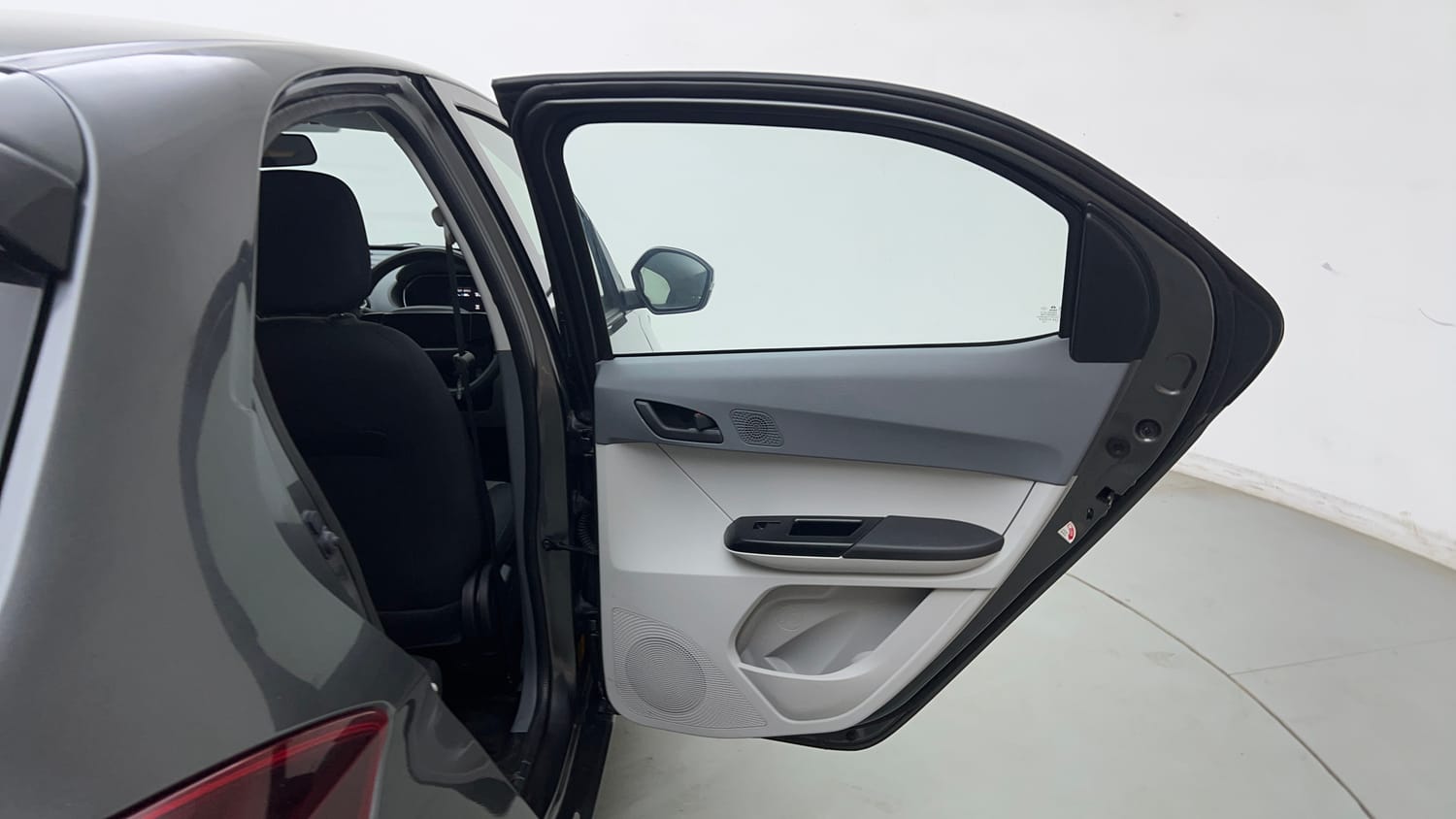 Used 2026 Tata Tiago EV XT Medium Range Electric Automatic interior RIGHT REAR DOOR OPEN VIEW