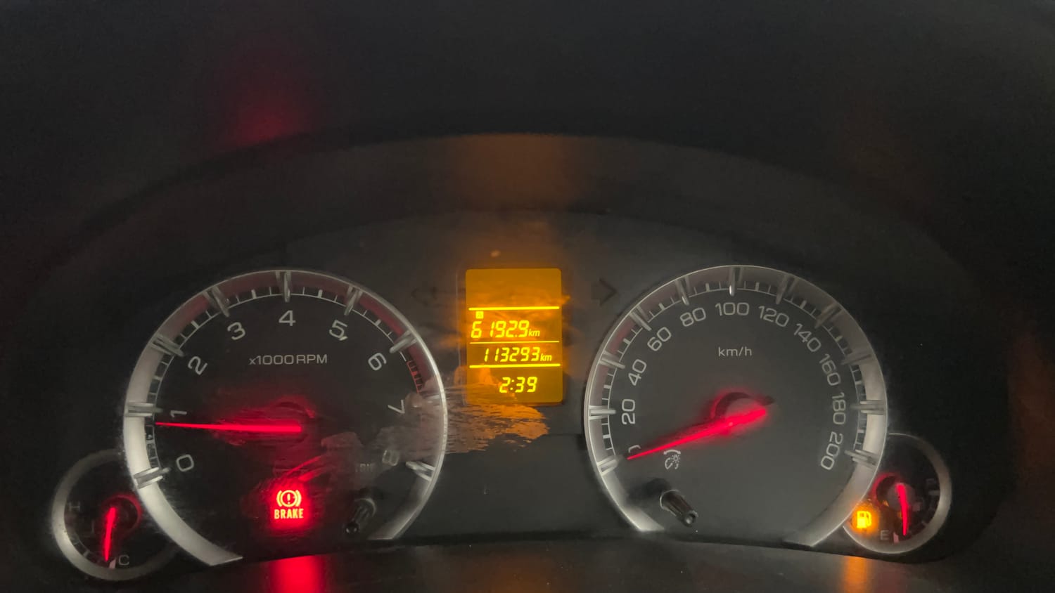 Used 2015 Maruti Suzuki Swift Dzire VXI Petrol Manual interior CLUSTERMETER VIEW