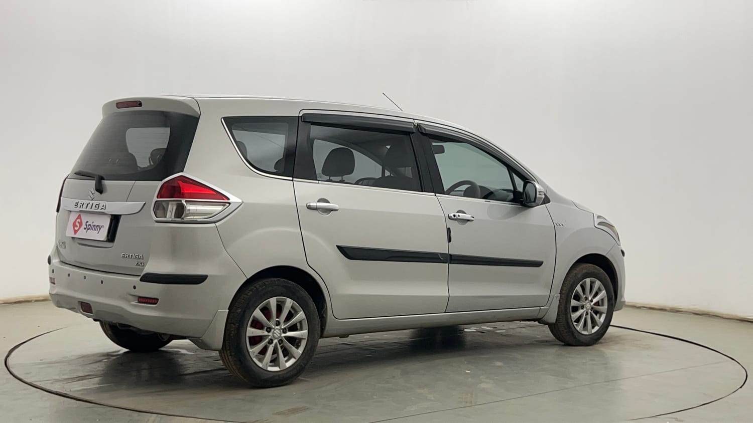Used 2014 Maruti Suzuki Ertiga ZXi Petrol Manual exterior RIGHT REAR CORNER VIEW