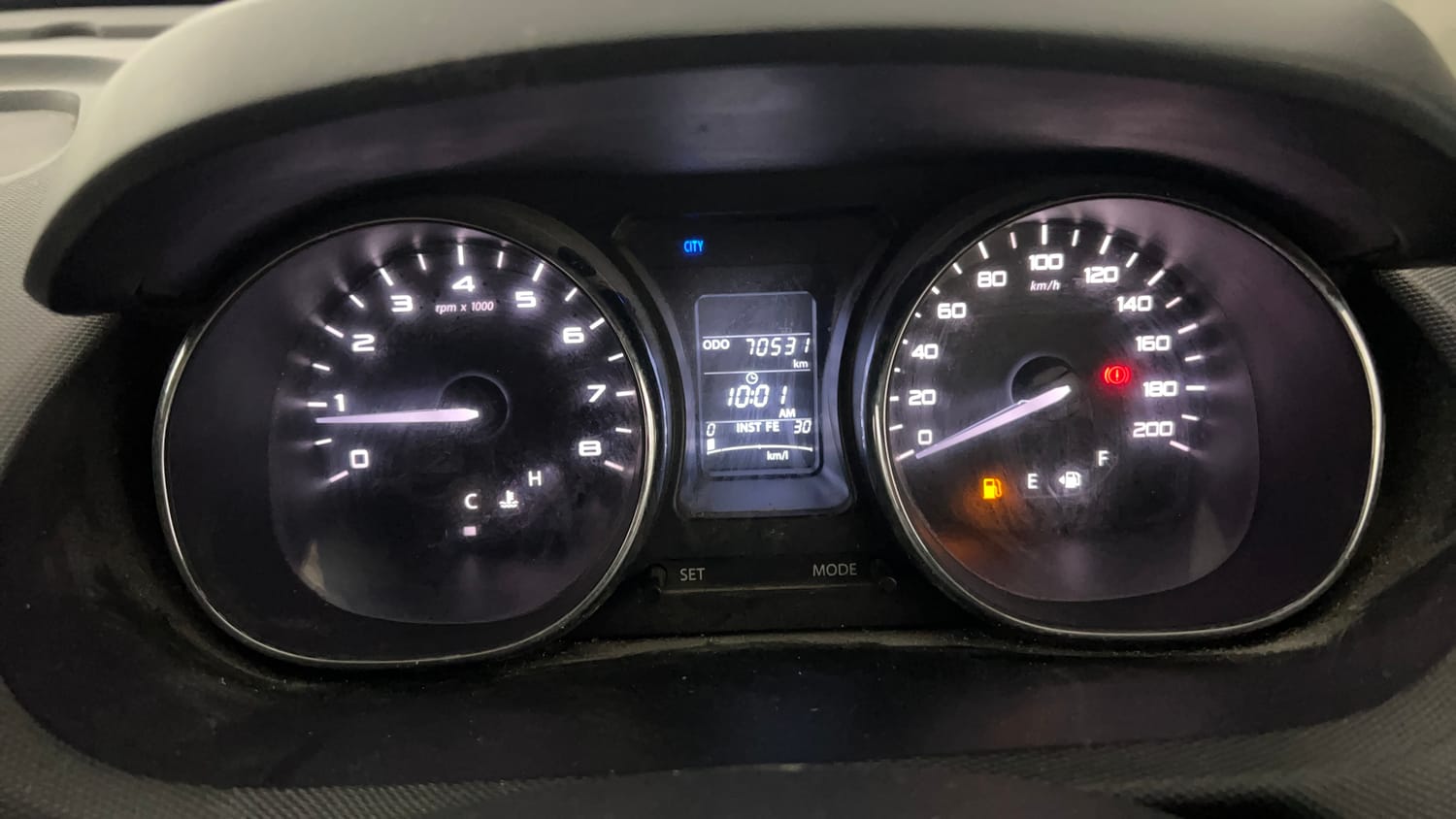 Used 2018 Tata Tiago Revotron XZ Plus Petrol Manual interior CLUSTERMETER VIEW