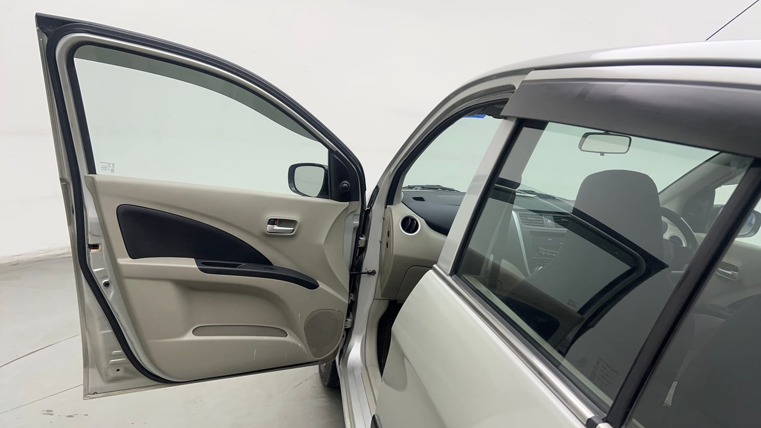 Used 2014 Maruti Suzuki Celerio VXi AMT Petrol Automatic interior LEFT FRONT DOOR OPEN VIEW
