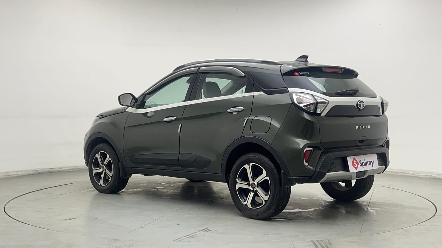 Used 2022 Tata Nexon XZA Plus (Premium) Diesel Diesel Automatic exterior LEFT REAR CORNER VIEW