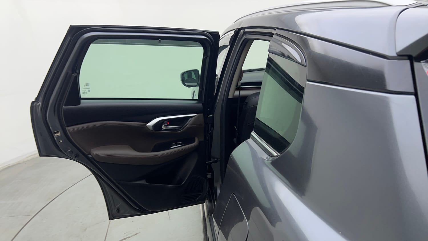 Used 2024 Toyota Urban Cruiser Hyryder V Hybrid Hybrid Automatic interior LEFT REAR DOOR OPEN VIEW