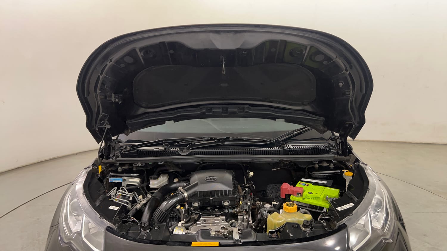 Used 2022 Tata Nexon XZA Plus (HS) Dark Edition Petrol Automatic engine ENGINE & BONNET OPEN FRONT VIEW