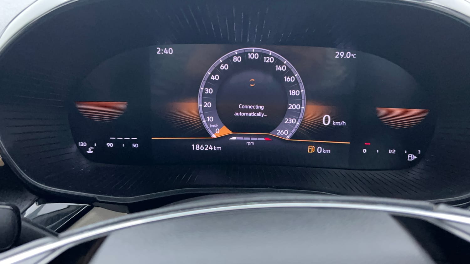 Used 2023 Skoda Slavia Style 1.0L TSI MT Petrol Manual interior CLUSTERMETER VIEW