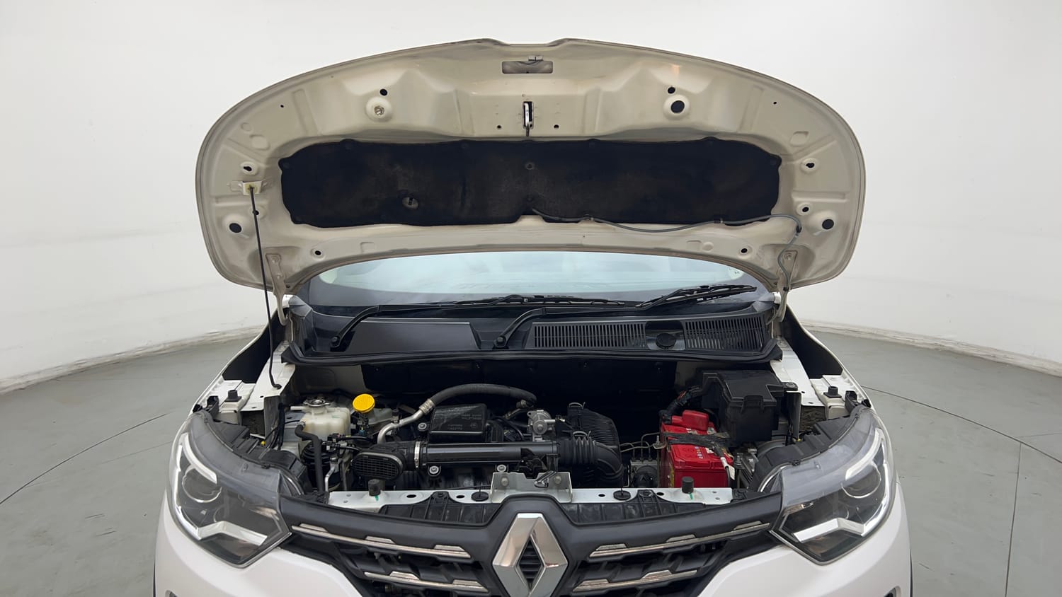 Used 2022 Renault Triber RXZ Petrol Automatic engine ENGINE & BONNET OPEN FRONT VIEW
