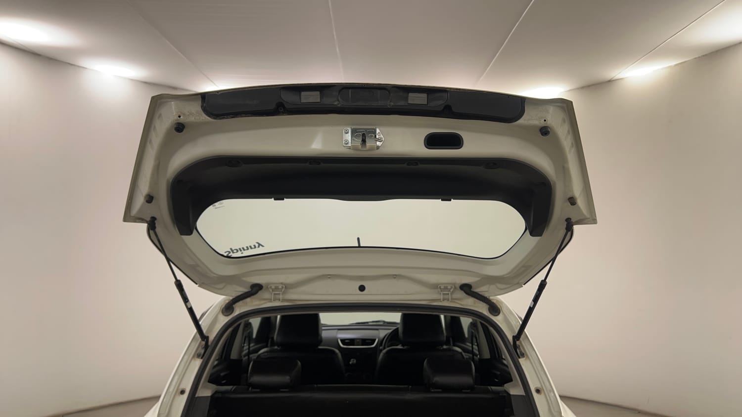 Used 2013 Maruti Suzuki Swift VXi Petrol Manual interior DICKY DOOR OPEN VIEW