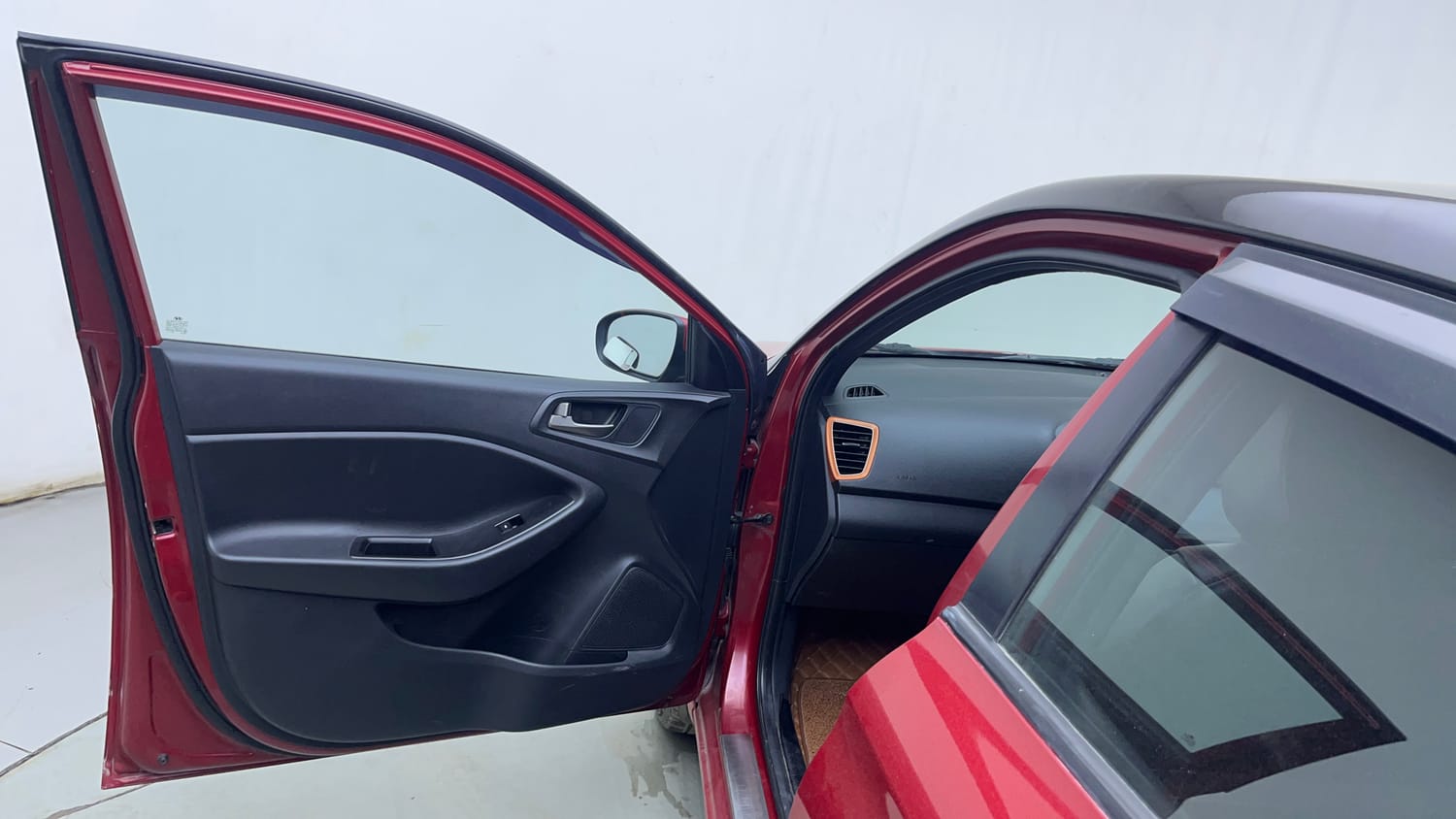 Used 2017 Hyundai Elite i20 Asta 1.2 Dual Tone Petrol Manual interior LEFT FRONT DOOR OPEN VIEW