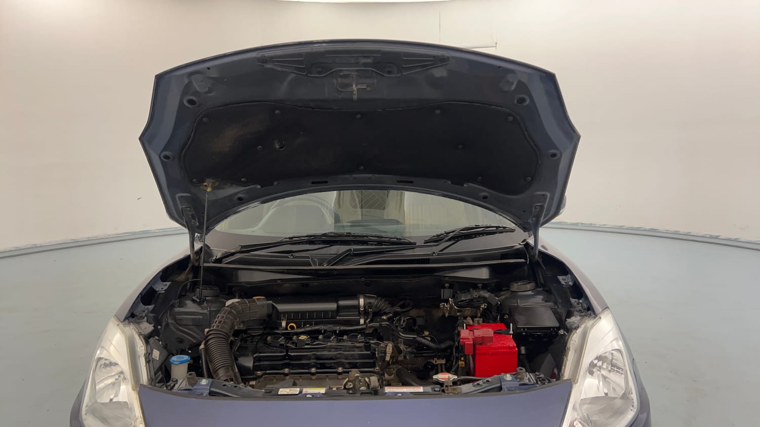 Used 2017 Maruti Suzuki Dzire ZXi Petrol Manual engine ENGINE & BONNET OPEN FRONT VIEW