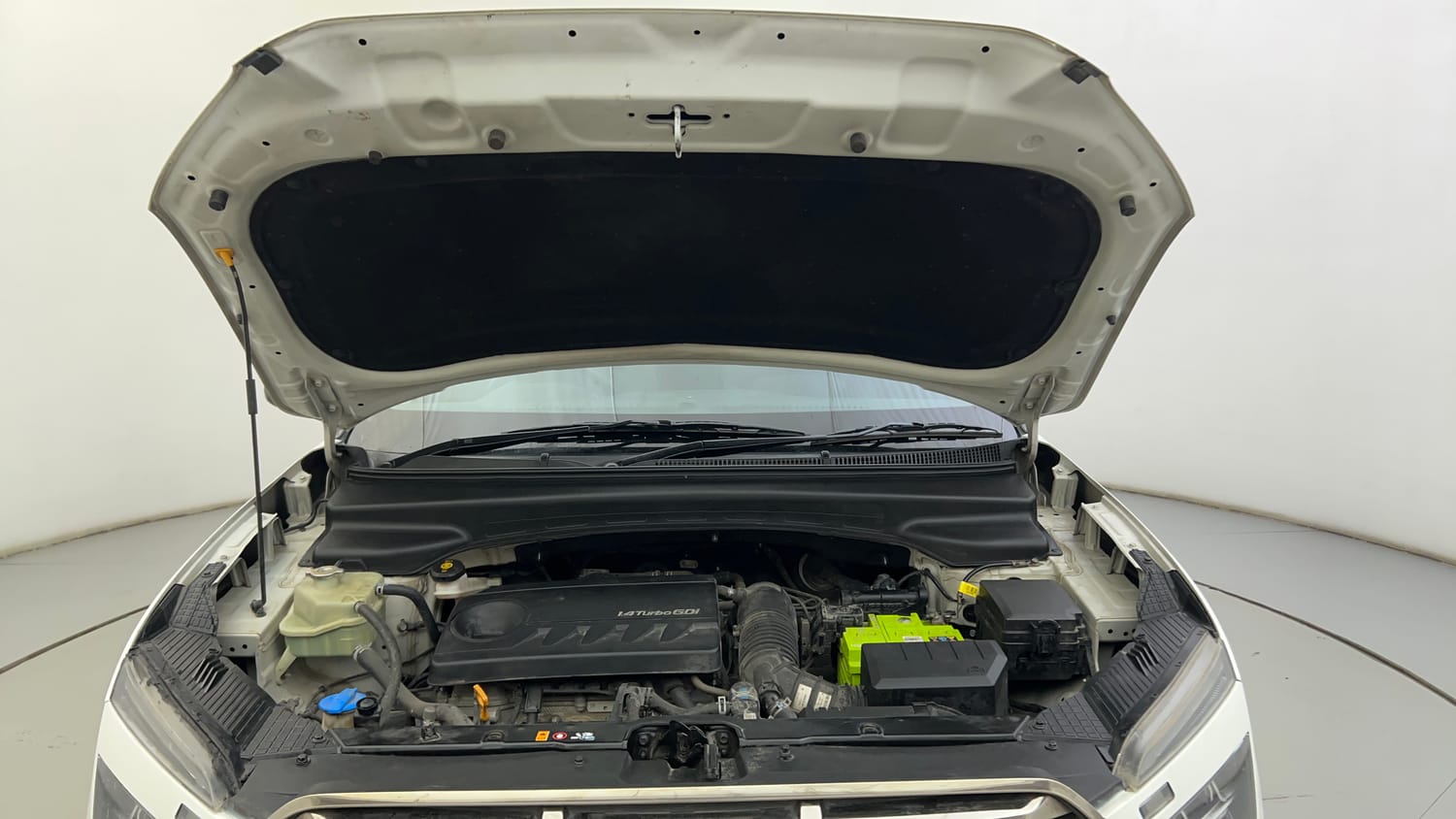 Used 2020 Hyundai Creta SX (O) 1.4 Turbo 7 DCT Petrol Automatic engine ENGINE & BONNET OPEN FRONT VIEW
