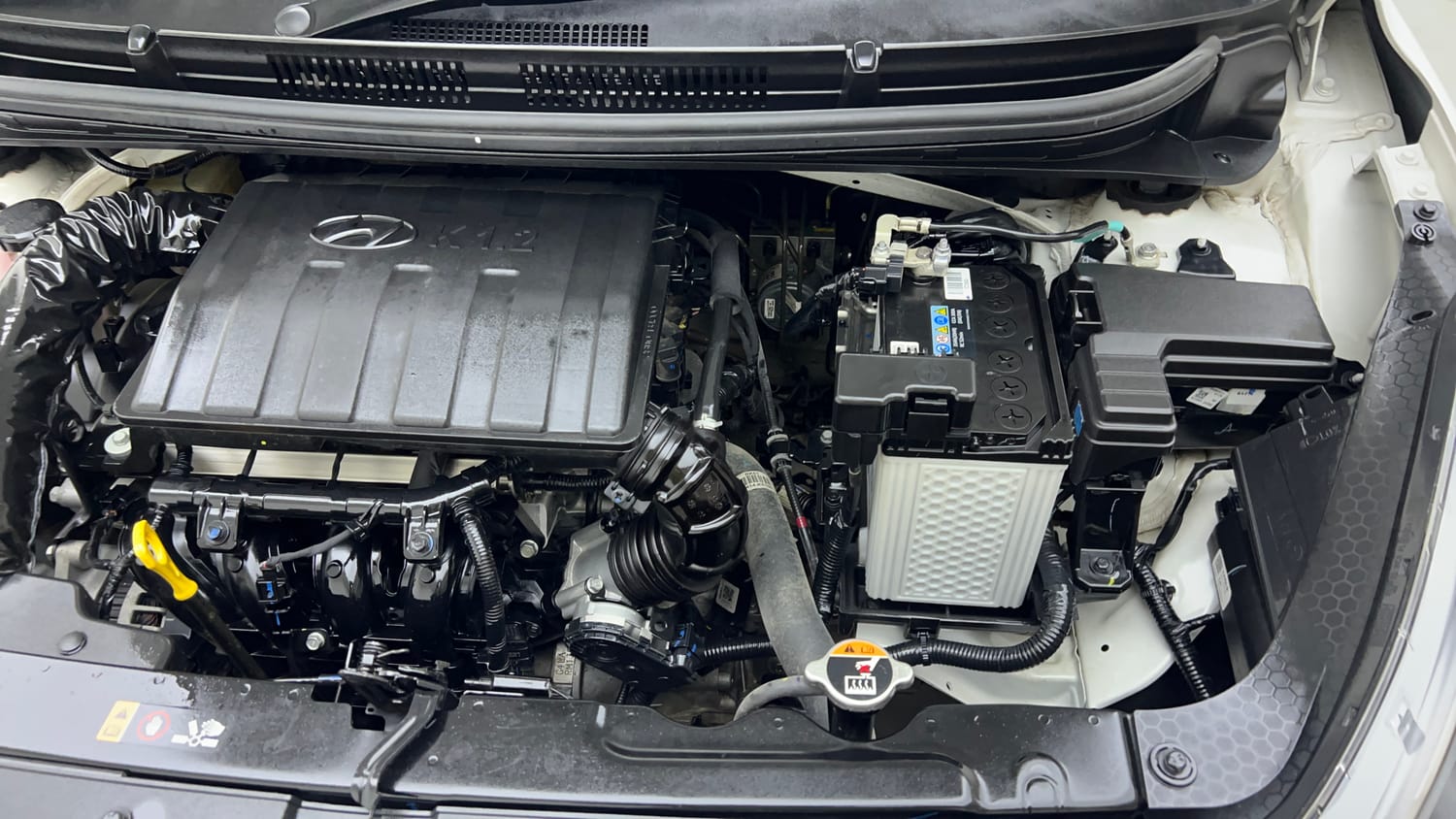 Used 2025 Hyundai Grand i10 Nios Sportz 1.2 Kappa VTVT Petrol Manual engine ENGINE LEFT SIDE VIEW