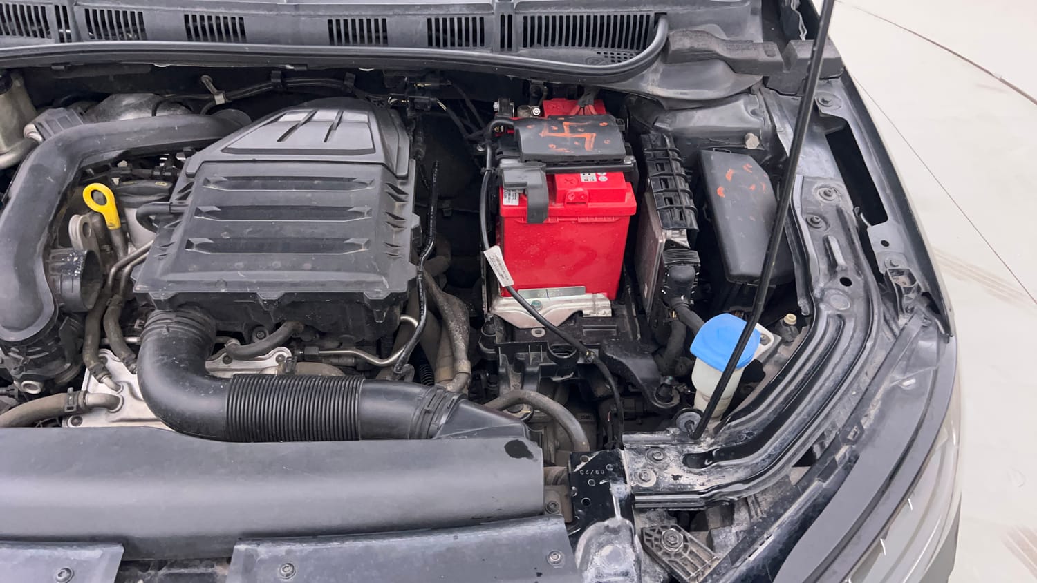 Used 2023 Skoda Slavia Style 1.0L TSI MT Petrol Manual engine ENGINE LEFT SIDE VIEW