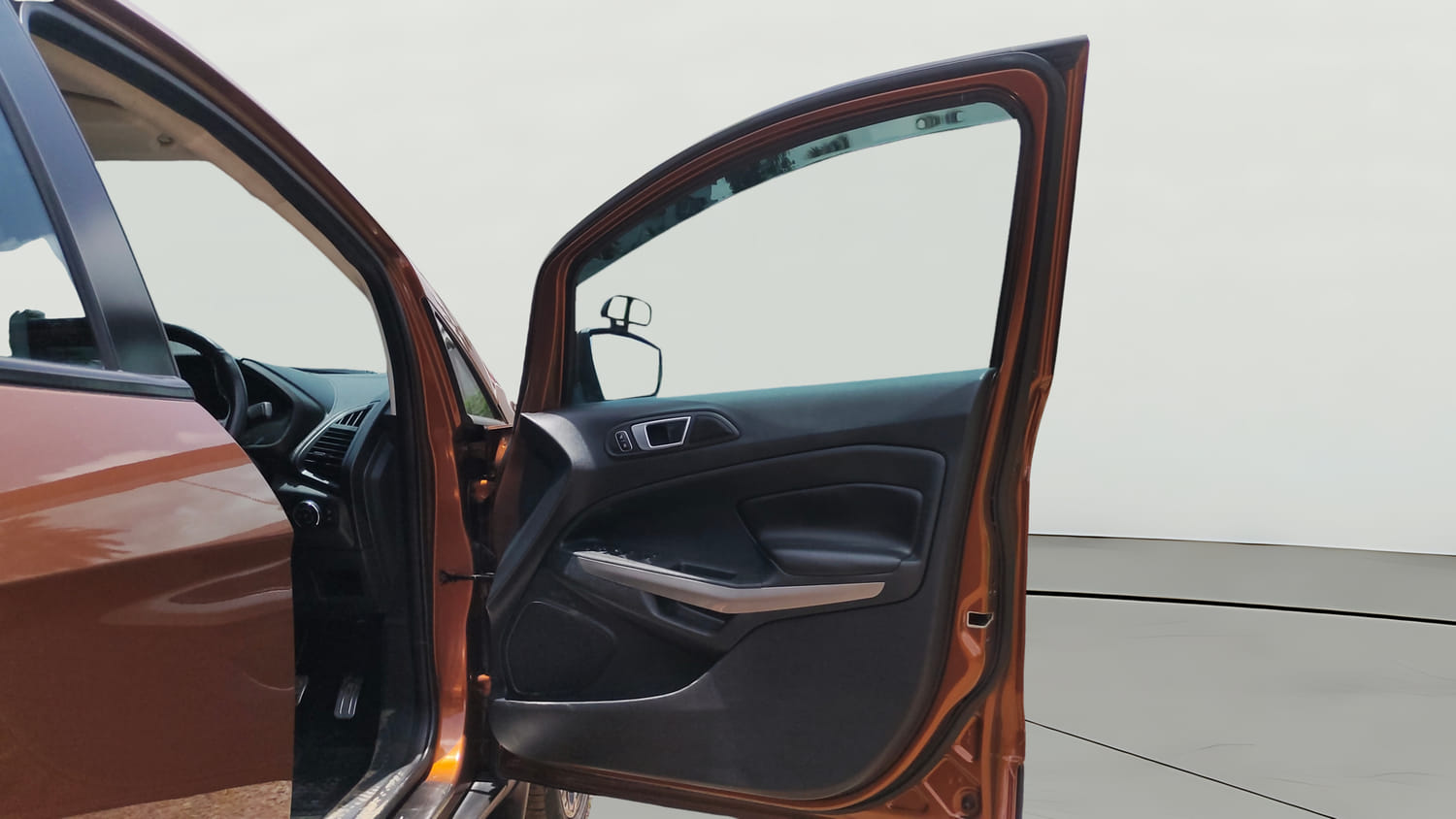 Used 2018 Ford EcoSport Titanium + 1.5L Ti-VCT AT Petrol Automatic interior RIGHT FRONT DOOR OPEN VIEW