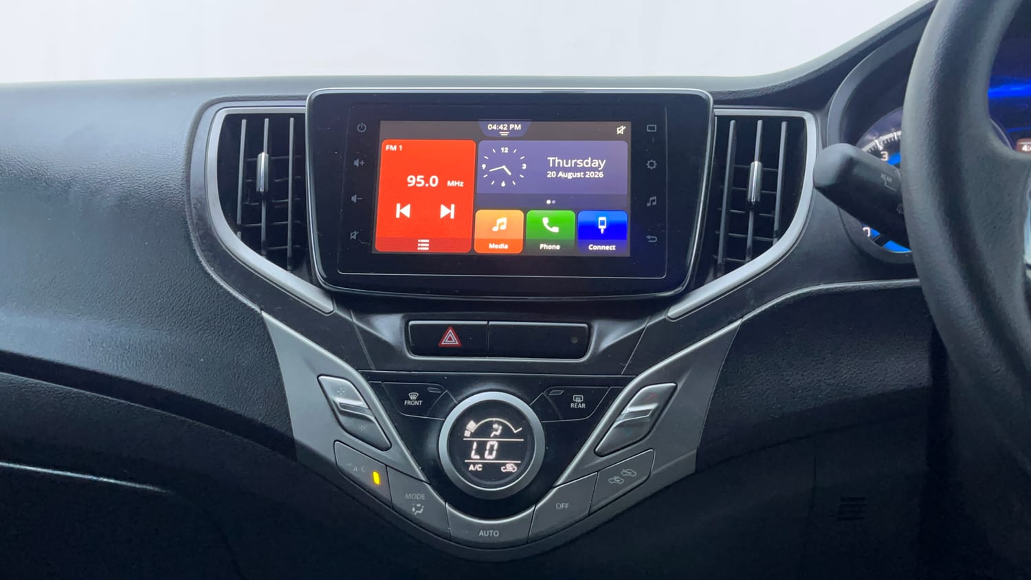 Used 2020 Maruti Suzuki Baleno Zeta Automatic Petrol Automatic interior MUSIC SYSTEM & AC CONTROL VIEW