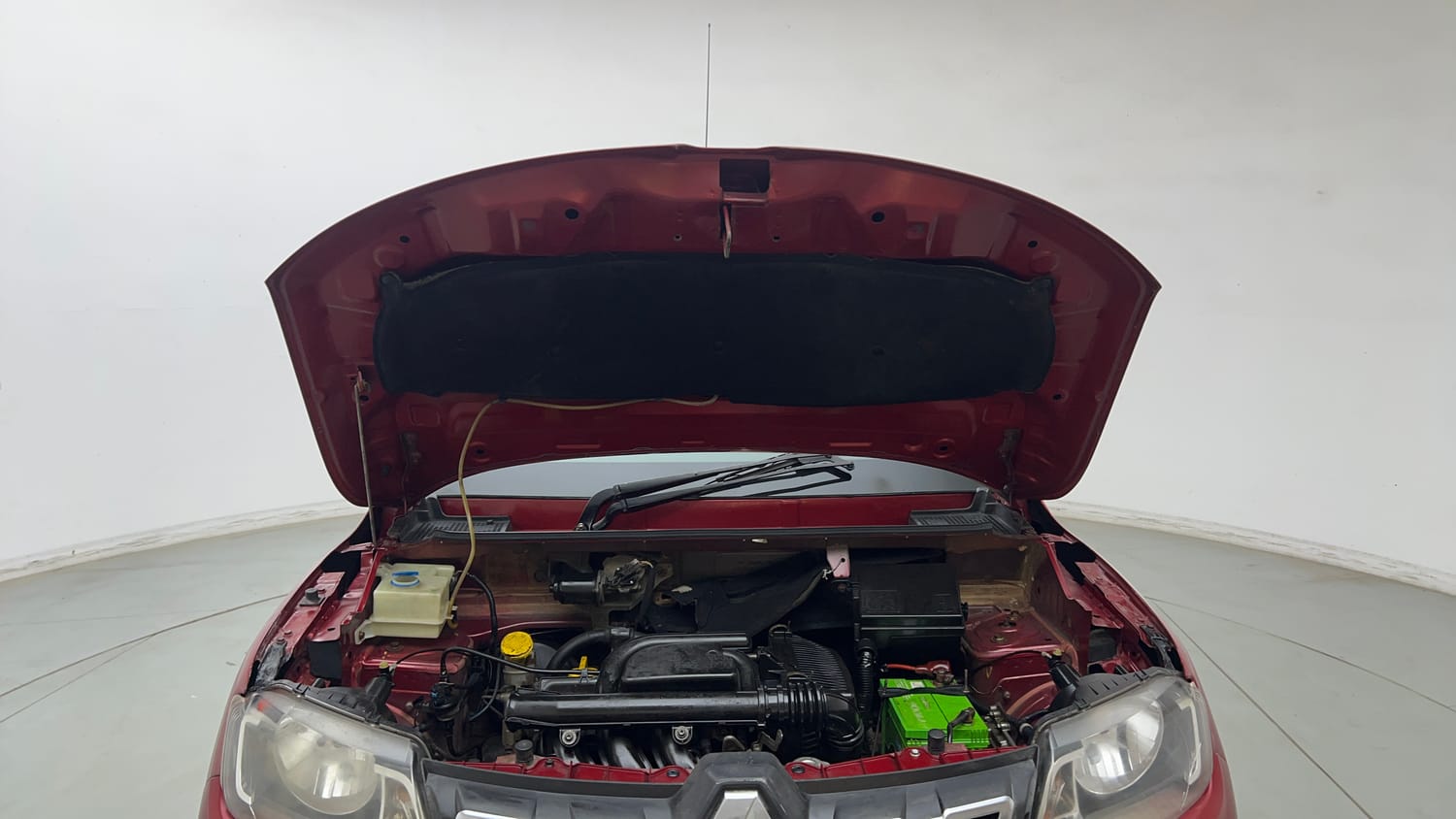 Used 2018 Renault Kwid 1.0 Marvel Iron Man Edition AMT Petrol Automatic engine ENGINE & BONNET OPEN FRONT VIEW