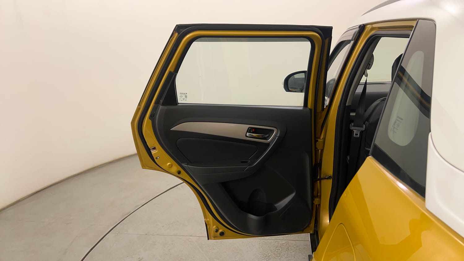 Used 2017 Maruti Suzuki Vitara Brezza ZDi+ Dual Tone Diesel Manual interior LEFT REAR DOOR OPEN VIEW
