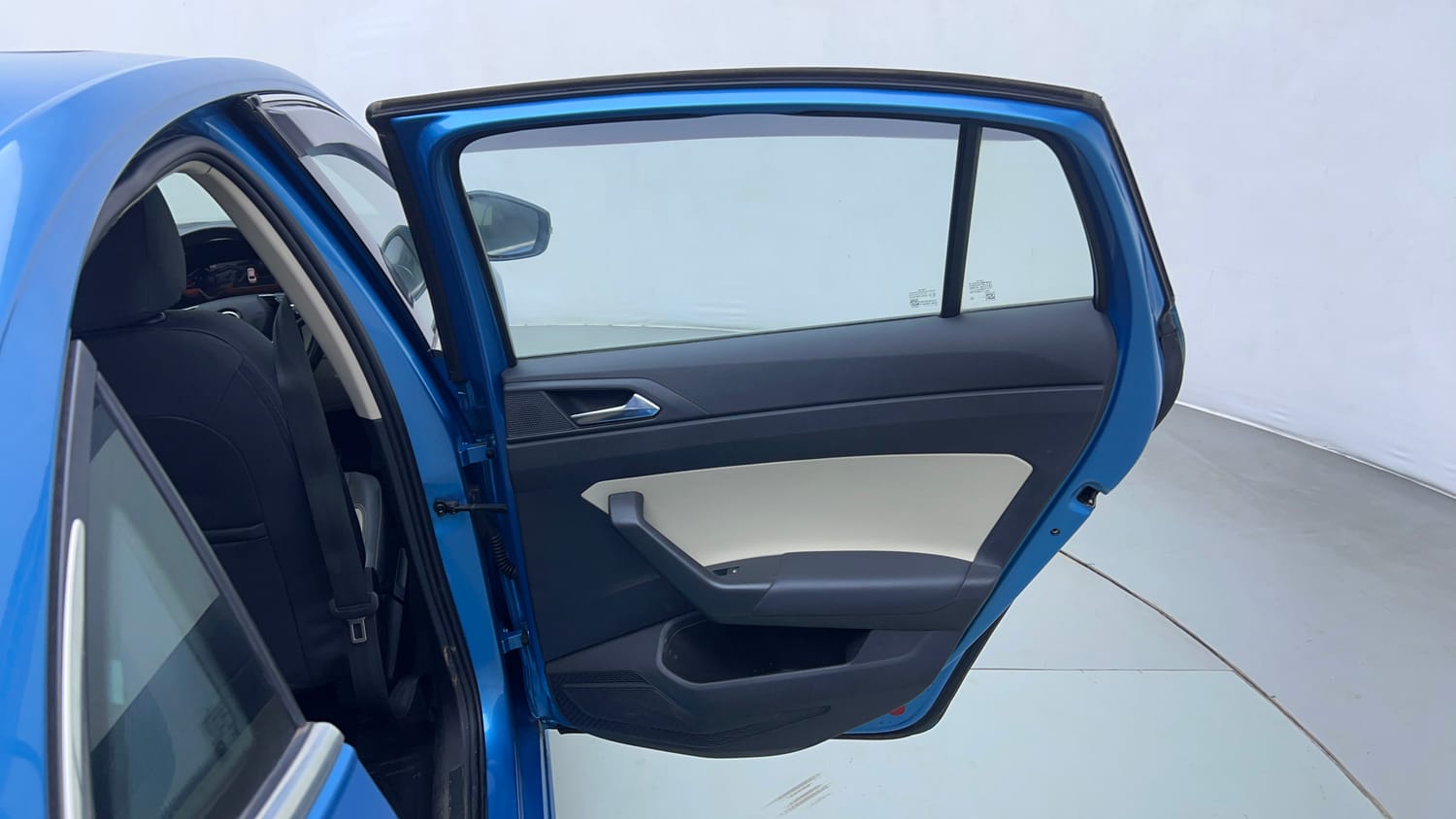 Used 2022 Skoda Slavia Style 1.0L TSI MT Petrol Manual interior RIGHT REAR DOOR OPEN VIEW