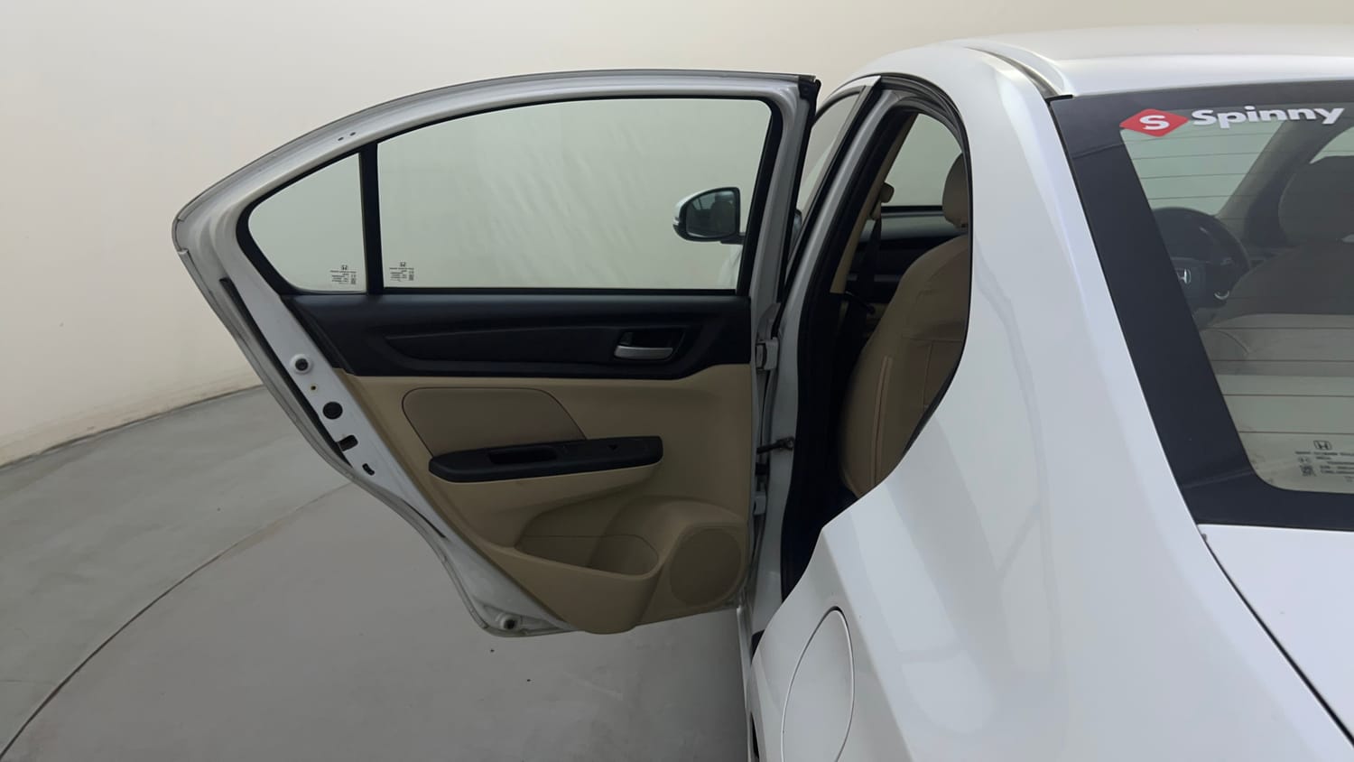 Used 2020 Honda Amaze 1.2 VX CVT Petrol Petrol Automatic interior LEFT REAR DOOR OPEN VIEW