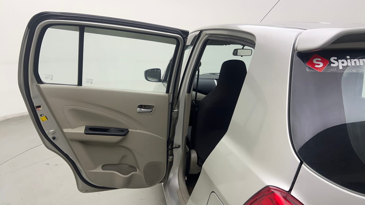 Used 2014 Maruti Suzuki Celerio VXi AMT Petrol Automatic interior LEFT REAR DOOR OPEN VIEW