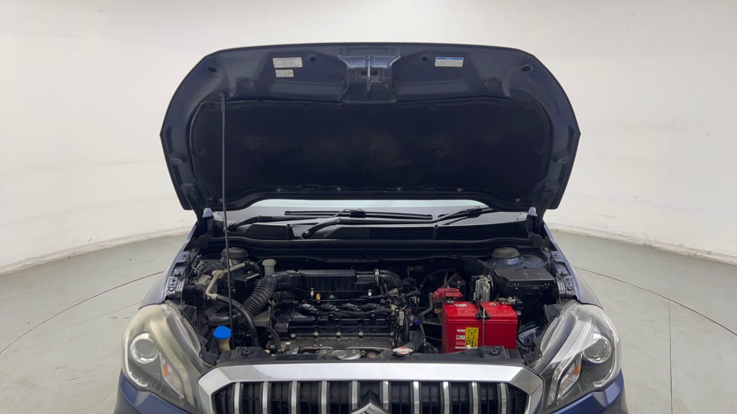 Used 2020 Maruti Suzuki S-Cross Alpha Petrol Manual engine ENGINE & BONNET OPEN FRONT VIEW