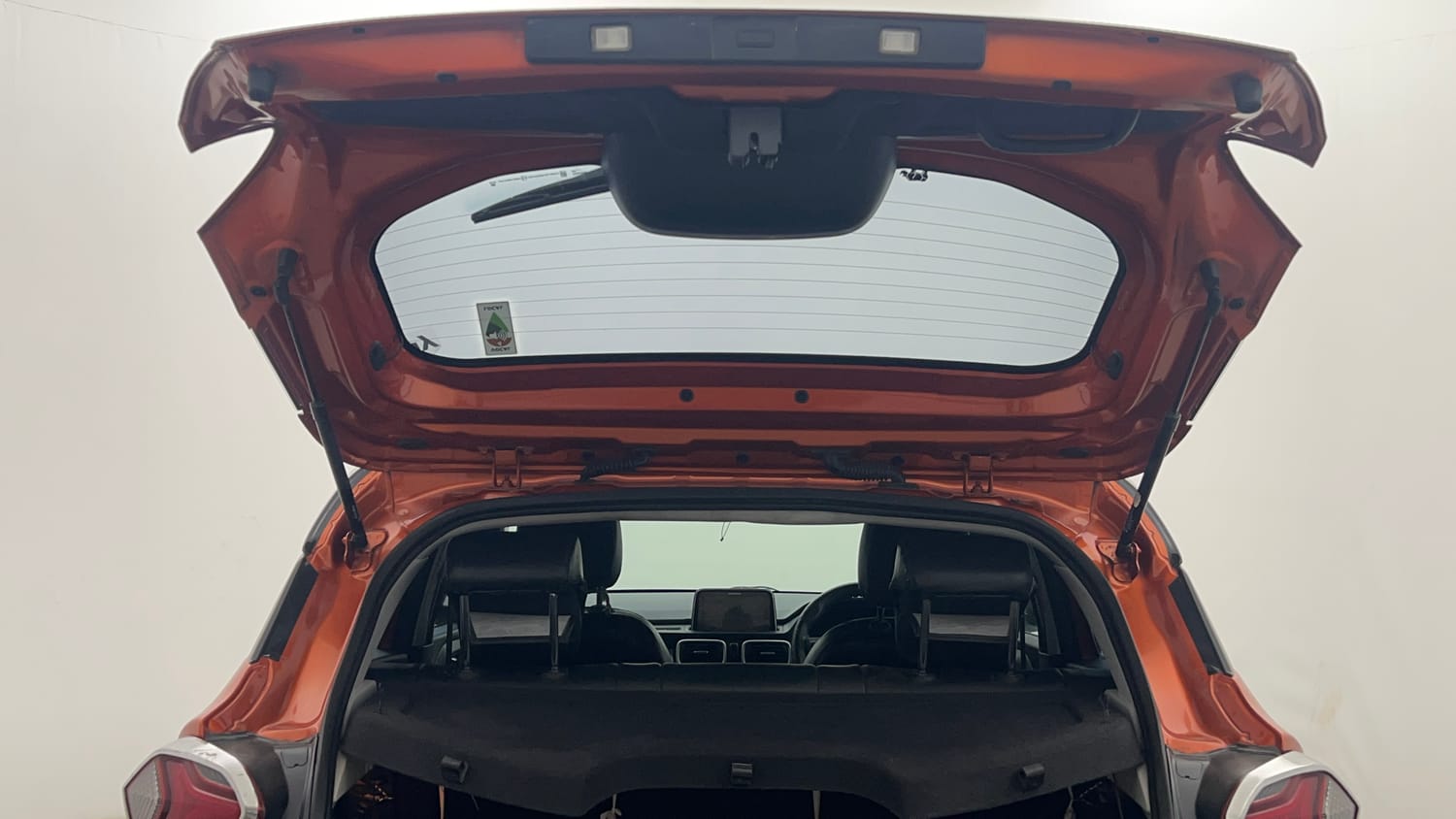 Used 2024 Tata Punch Creative Dual Tone AMT Sunroof Petrol Automatic interior DICKY DOOR OPEN VIEW