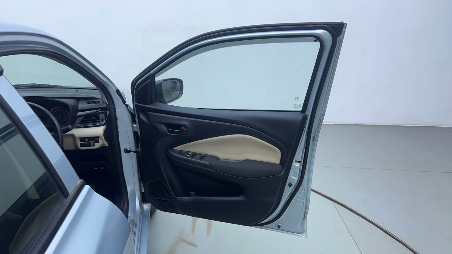 Used 2024 Toyota Glanza E Petrol Manual interior RIGHT FRONT DOOR OPEN VIEW
